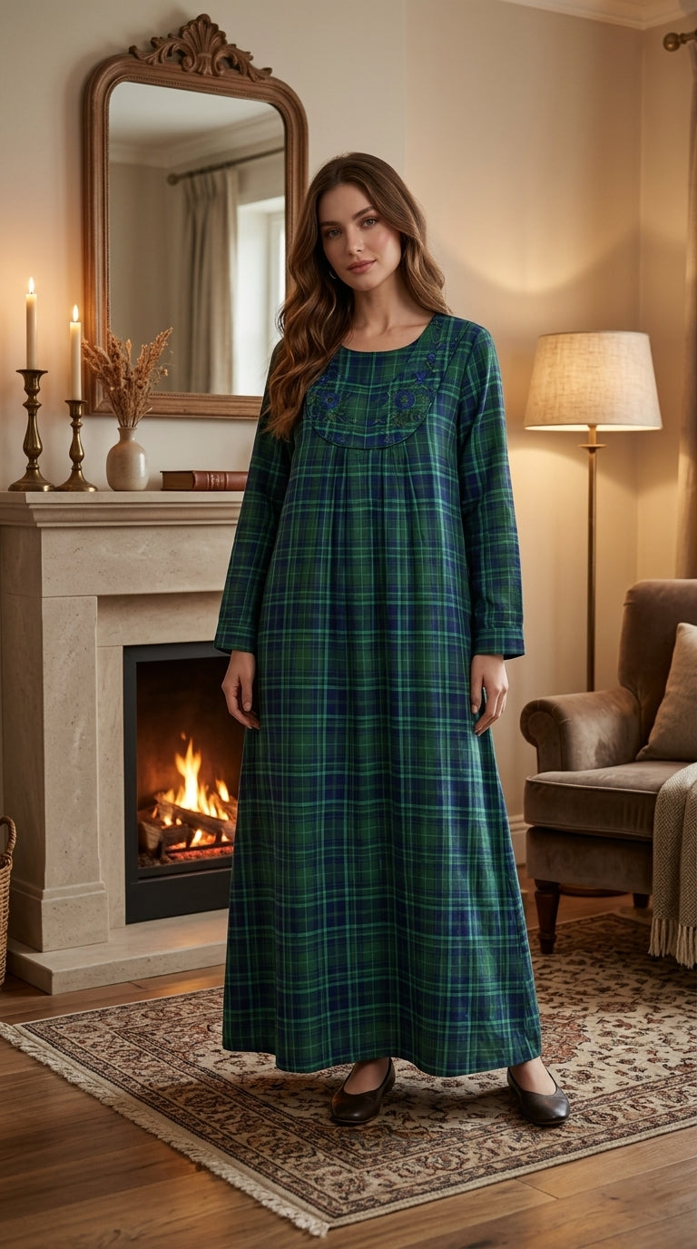 "The elegance of nature and the warmth of home—embrace a charming, comfortable, and green-inspired look!" 26-33-B-3