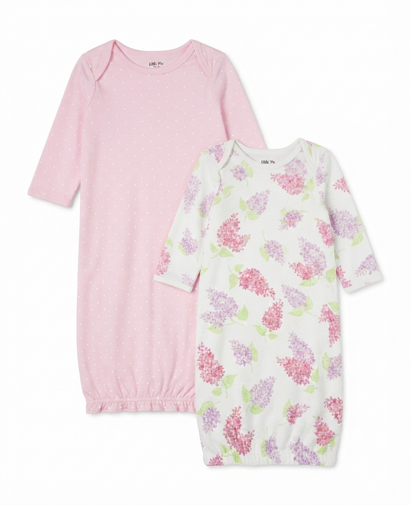 Softness that embraces your little princess's dreams... A delicately designed pajama set. 16988