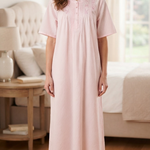 Cool summer cotton dress, half sleeve 25-12-A-2