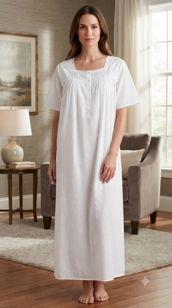 Women's half-sleeve cotton dress 25-32-A-2