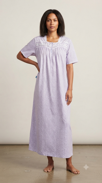 Women's half-sleeve cotton dress 25-24-A-2