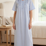 Cool summer cotton dress, half sleeve 25-12-A-1