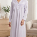 Petite Long Sleeve Sleepwear Gown 536135-531