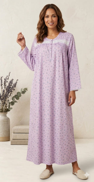 Women's long-sleeved cotton dress 26-08B-1
