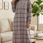 Women's long-sleeved cotton dress 45-25