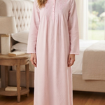 Women's cotton button-up dress 25-12-B-2