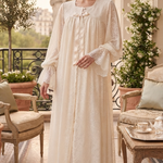 Beige double reception piece containing an inner piece of soft silk, and an outer piece of perforated chiffon. 60126-L