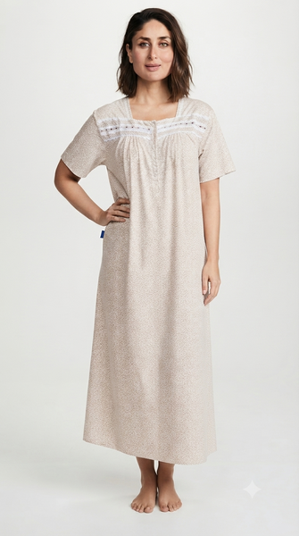Women's half-sleeve cotton dress 25-24-A-1
