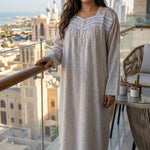 Women's long-sleeved cotton dress 25-24-B-1