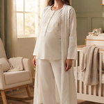 "Comfort and elegance for the mother: a 4-button home set, ideal for the pregnancy period." 2617