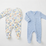 Newborn baby sleepwear sets (cotton pajamas with printed and striped designs). 16994