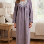 Women's long-sleeved cotton dress 25-17-B-1