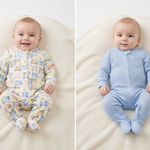 Newborn baby sleepwear sets (cotton pajamas with printed and striped designs). 16994