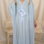 SOFT WHISPERS ' Two-piece postpartum reception dress 5556