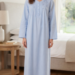 Women's cotton button-up dress 25-12-B-1