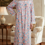 Women's long-sleeved cotton dress 25-36-B-1