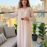 Women's long-sleeved cotton dress 25-33-B-1