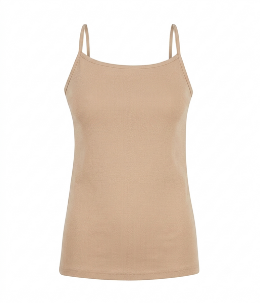 Women's White Strappy Lycra Undershirt  30260