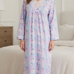 Women's long-sleeved cotton dress with zipper 25-28-B-2