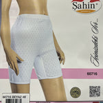 Women's underwear, long pants, pure cotton, fully perforated 60716
