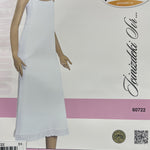 Şahin Women's Long Camisole with Thin Straps, 100% Cotton - Model 60722
