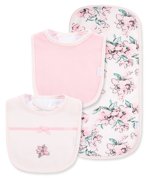 Dream Floral Bib & Burp Set 412357