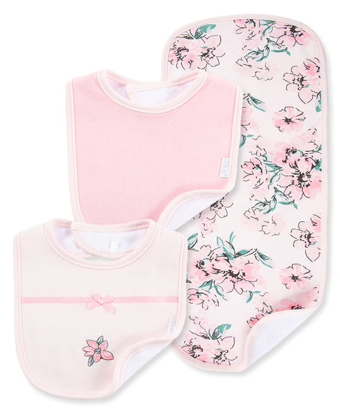 Dream Floral Bib & Burp Set 412357