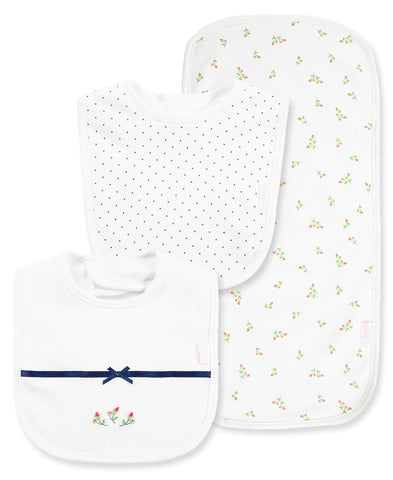 Rosebud Bib & Burp Set 412361