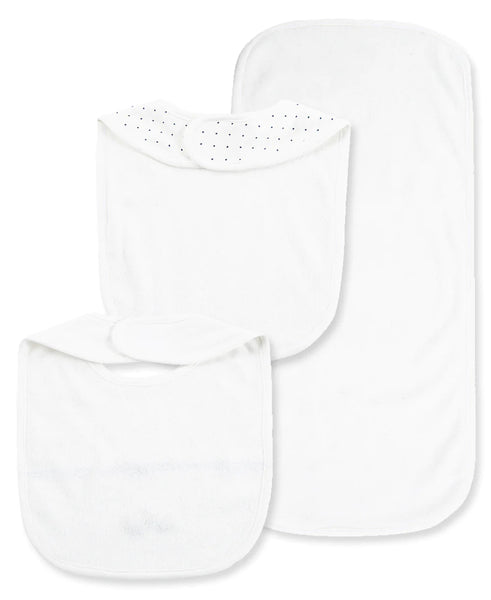 Rosebud Bib & Burp Set 412361