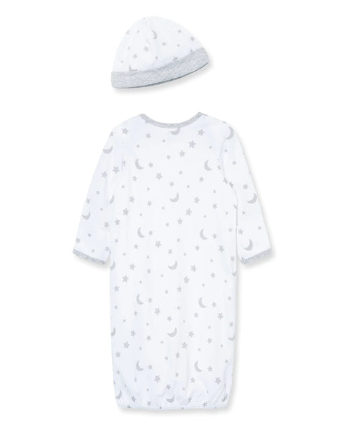 Moon & Stars Sleeper Gown and Hat 12368