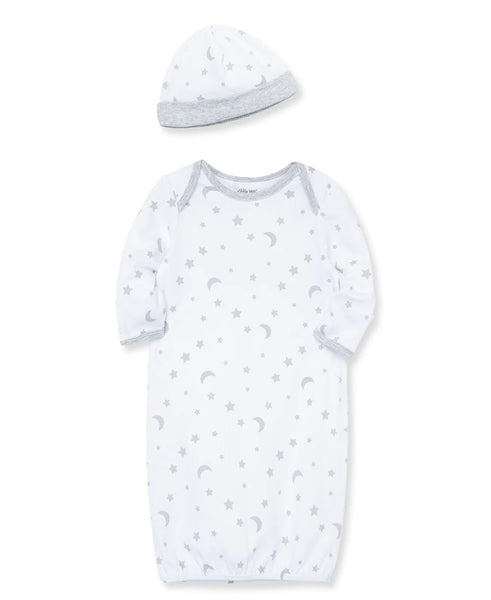 Moon & Stars Sleeper Gown and Hat 12368