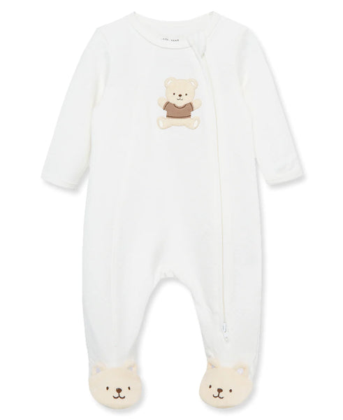 Gentle Bear Zip Footie 12644