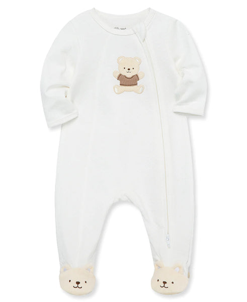 Gentle Bear Zip Footie 12644