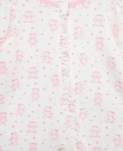 Joyful Bear 2-Way-Zip Footie & Hat 13896