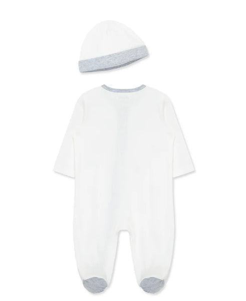Safari 2-Way-Zip Footed One-Piece & Hat 15470