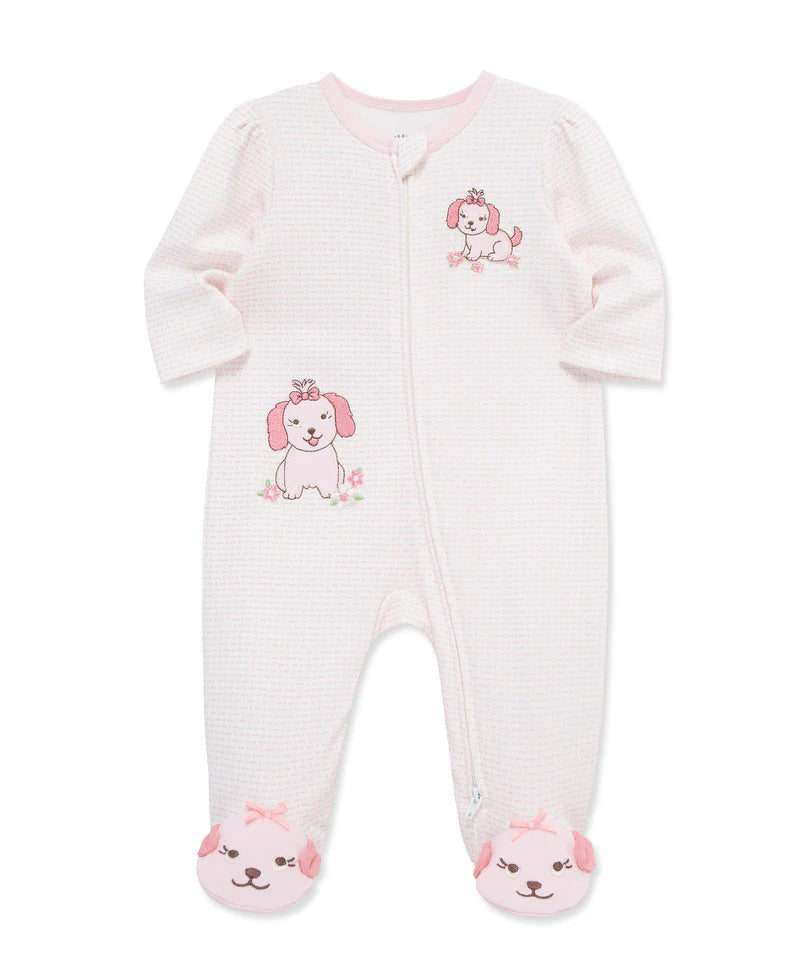 Lovely Pups 2-Way-Zip Footed One-Piece 16887