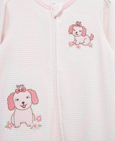 Lovely Pups 2-Way-Zip Footed One-Piece 16887
