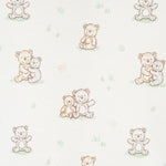 Fuzzy Bears 2-Way-Zip Footed One-Piece and Hat 17533