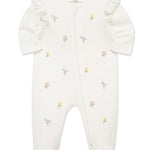 Floral 2-Way-Zip Footed One-Piece 17535