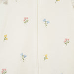 Floral 2-Way-Zip Footed One-Piece 17535