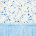 Blue Floral Tutu & Headband Set 25-16385