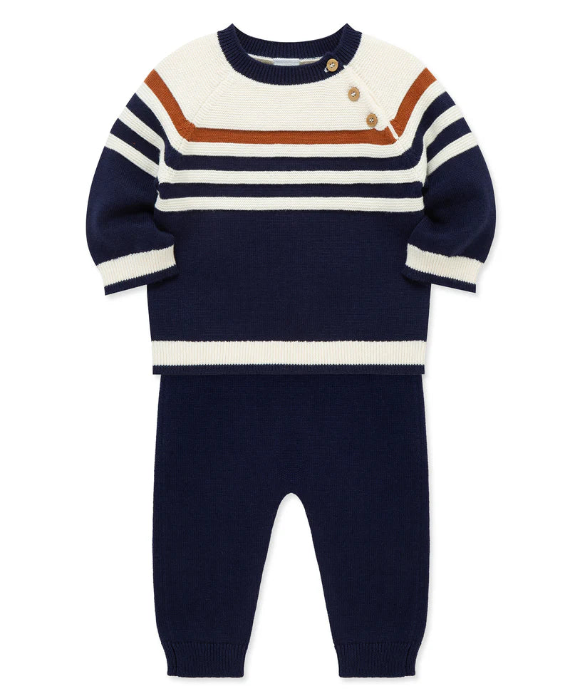 LITTLE  Me Striped Sweater Set25-16798