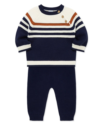 LITTLE  Me Striped Sweater Set25-16798