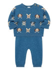 LITTLE  ME Puppy Paws Sweater Set25-16799