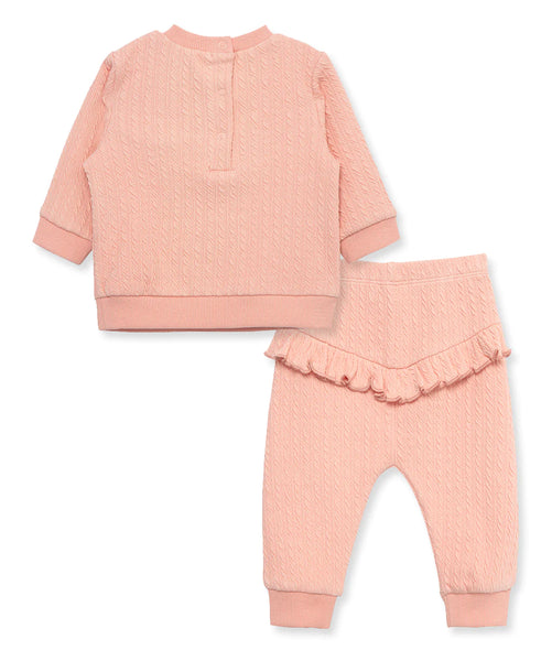 Peony Cable Knit Pant Set 13625