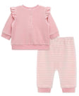 LITTLE ME Kitty Pals Velour Pant Set25-16623