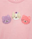 LITTLE ME Kitty Pals Velour Pant Set25-16623