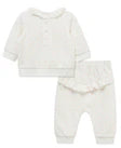 LITTLE ME Sweet Bear Velour Pant Set25-16624