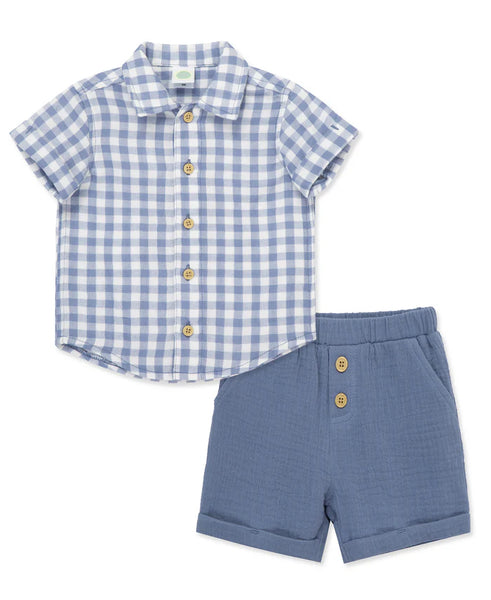 Check Gauze Short Set 16133