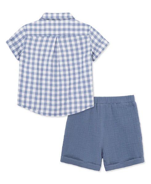 Check Gauze Short Set 16133